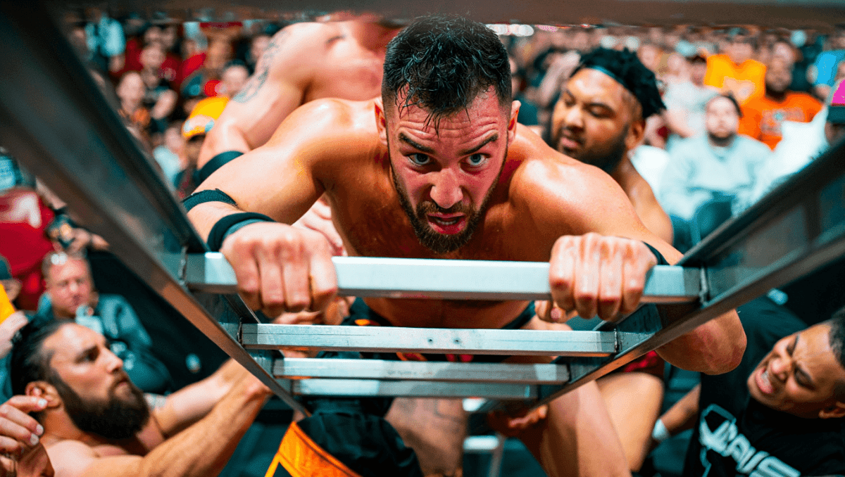 JD McDonagh competes in Intercontinental Ladder Match at WrestleMania 42