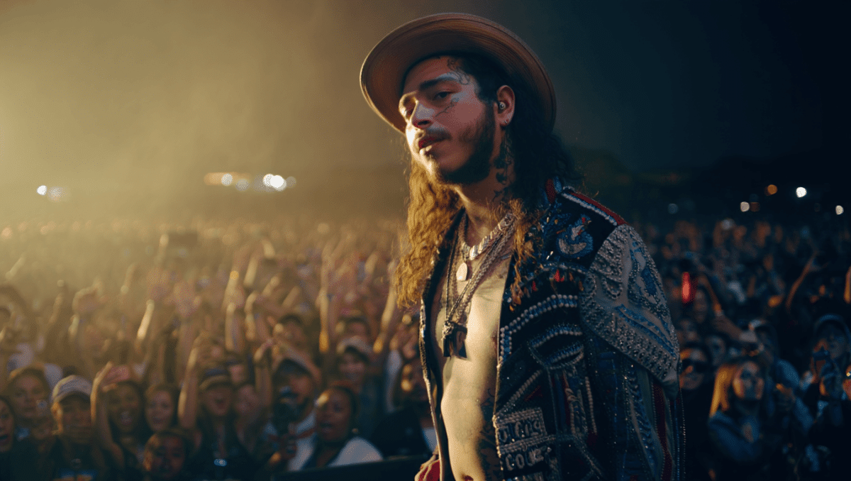 Post Malone headlines Stagecoach Festival in Indio, California tonight