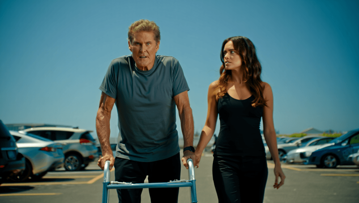 David Hasselhoff spotted using walker in Los Angeles after hip replacement