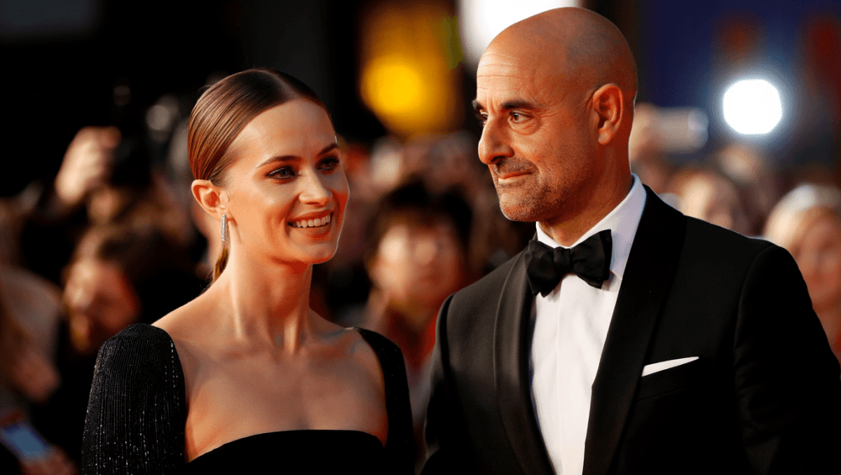 Felicity Blunt stuns at Devil Wears Prada 2 premiere with Stanley Tucci in London