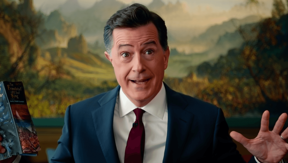 Stephen Colbert writing Lord of the Rings movie after Late Show ends