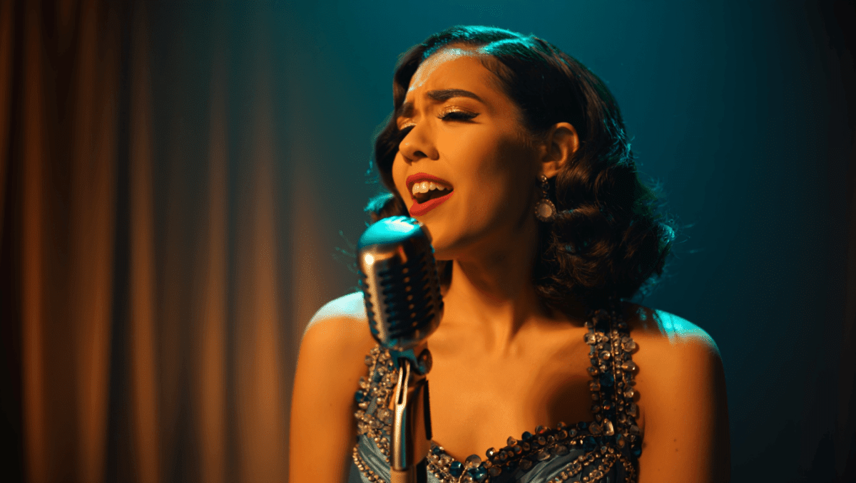Isa Briones belts Connie Francis classic 'Who's Sorry Now?' on Broadway's Just in Time