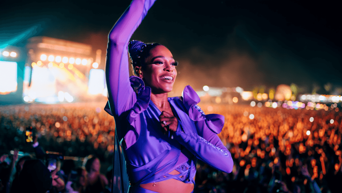 What time does Karol G perform at Coachella tonight? 10:10 PM PDT start