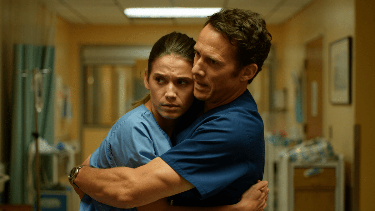 Christa Miller returns as Jordan in Scrubs finale tonight, Cox faces medical crisis