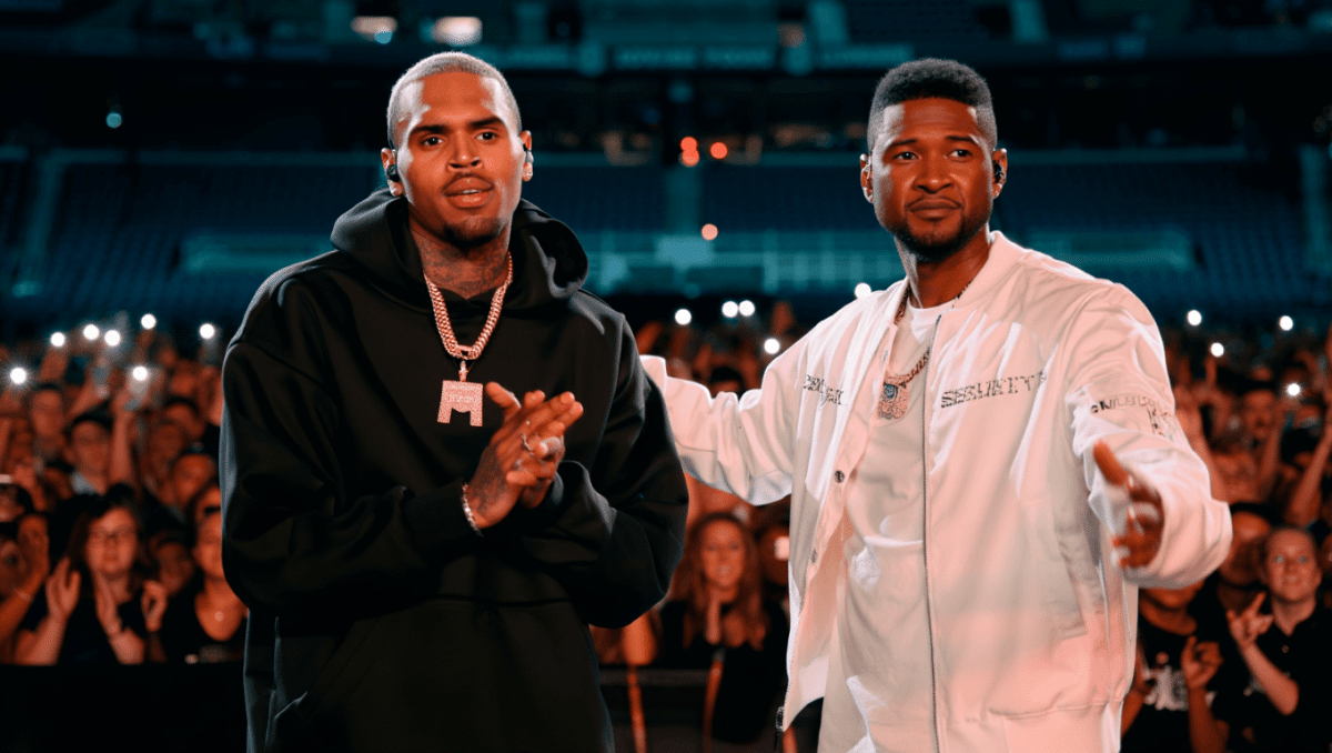 Chris brown tour 2026 with Usher announced, Raymond & Brown stadium trek starts April 1