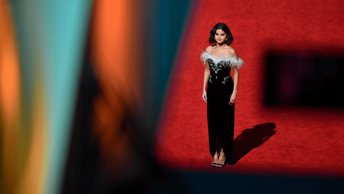 Selena Gomez stuns in pink feather gown at Golden Globes as newlywed
