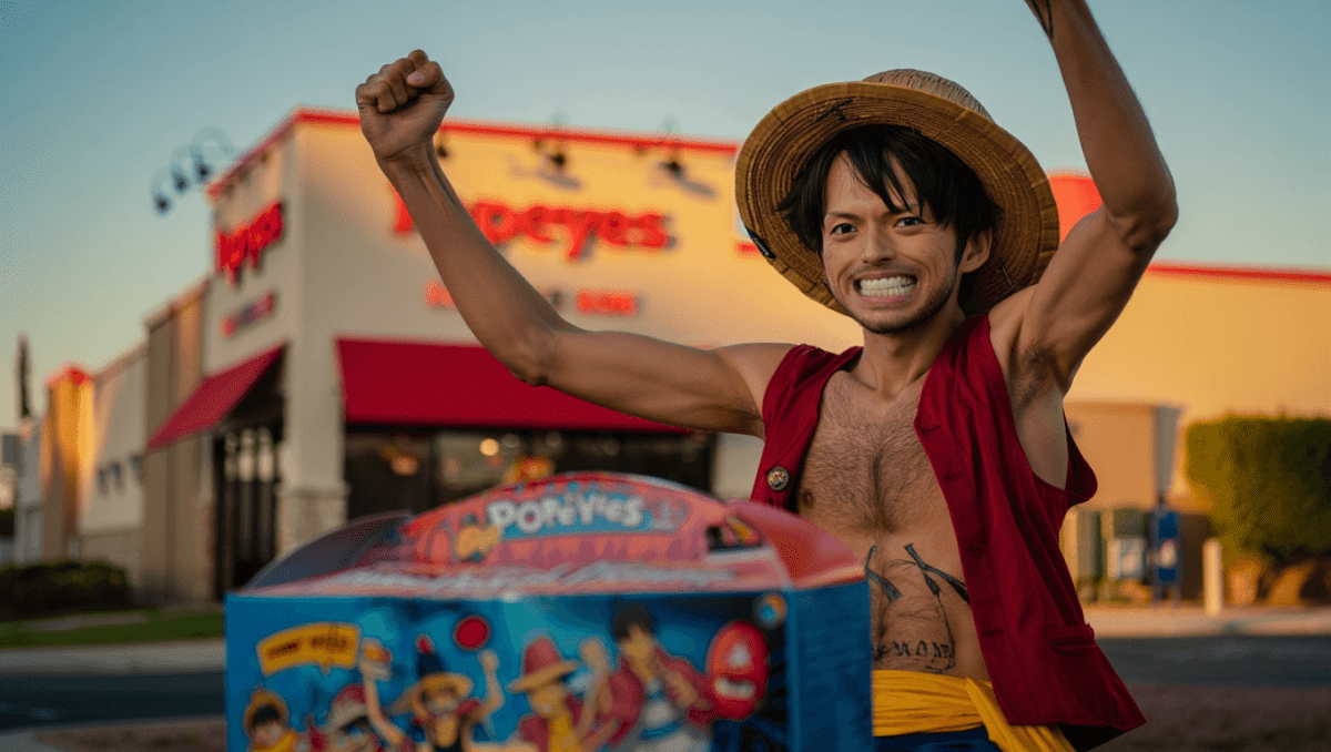 One Piece Popeyes collab just dropped with Luffy Bento Box, Gum-Gum Lemonade
