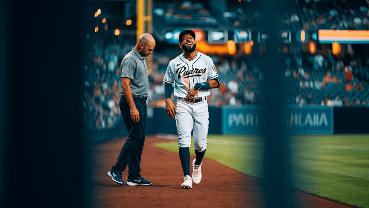 Dansby Swanson exits Cubs game tonight with left glute cramps
