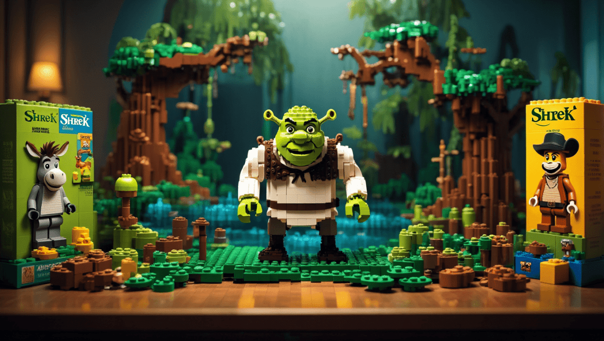 Shrek Legos launching June 1 for $130, 1,403-piece set celebrates 25th anniversary