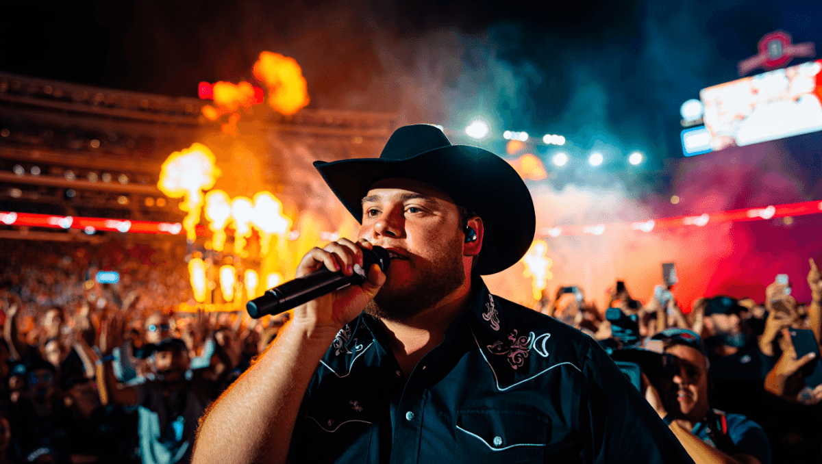 Luke Combs headlining Ohio Stadium in Columbus tonight with Dierks Bentley