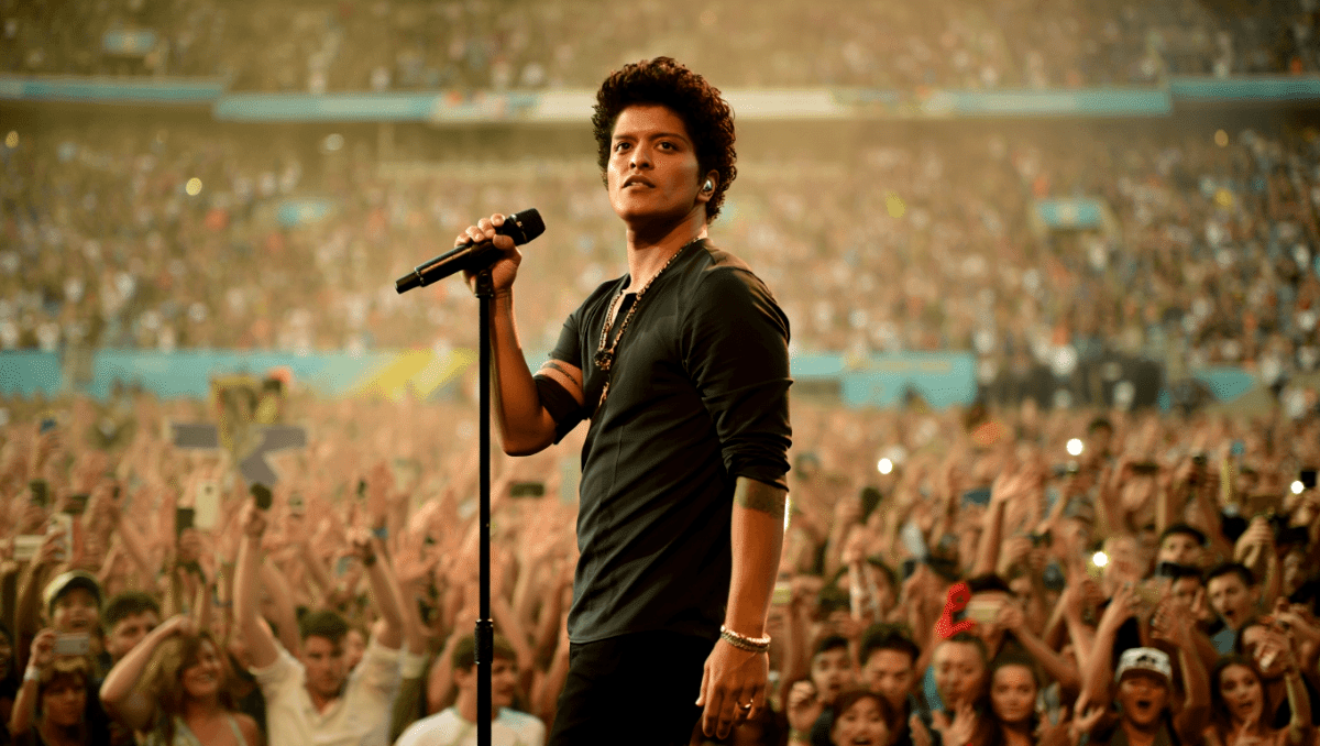 Bruno Mars performs The Romantic Tour tonight in Charlotte at Bank of America Stadium