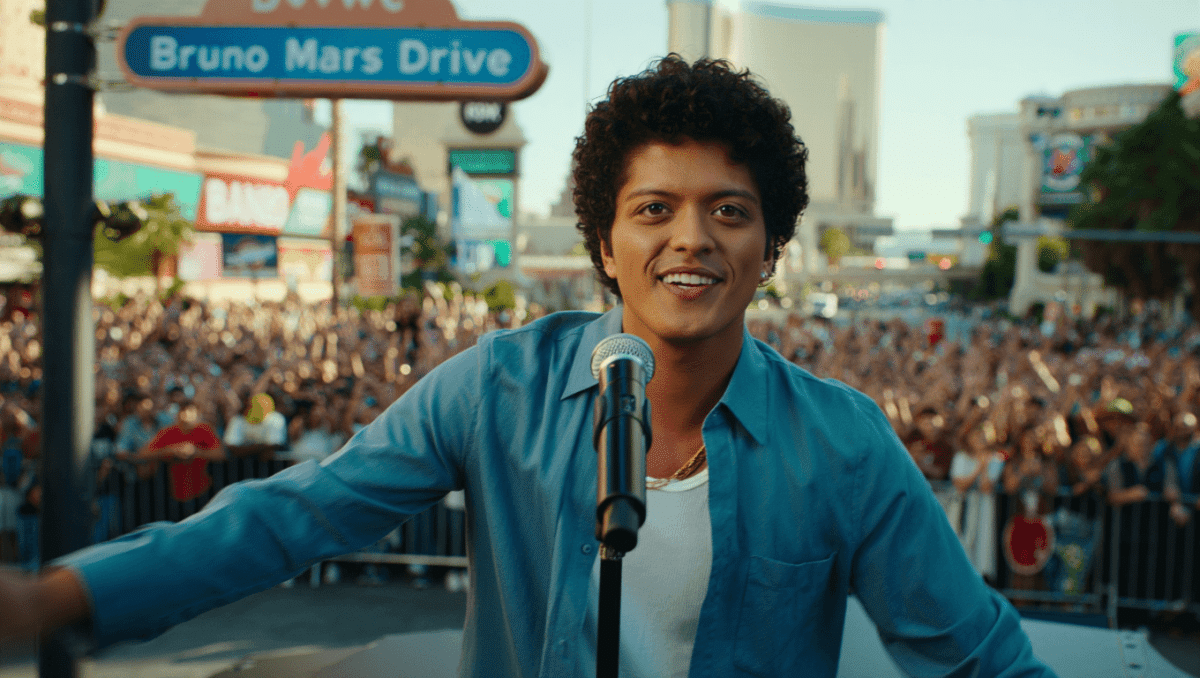 Bruno Mars Parade takes over Las Vegas Strip today, street renamed in his honor
