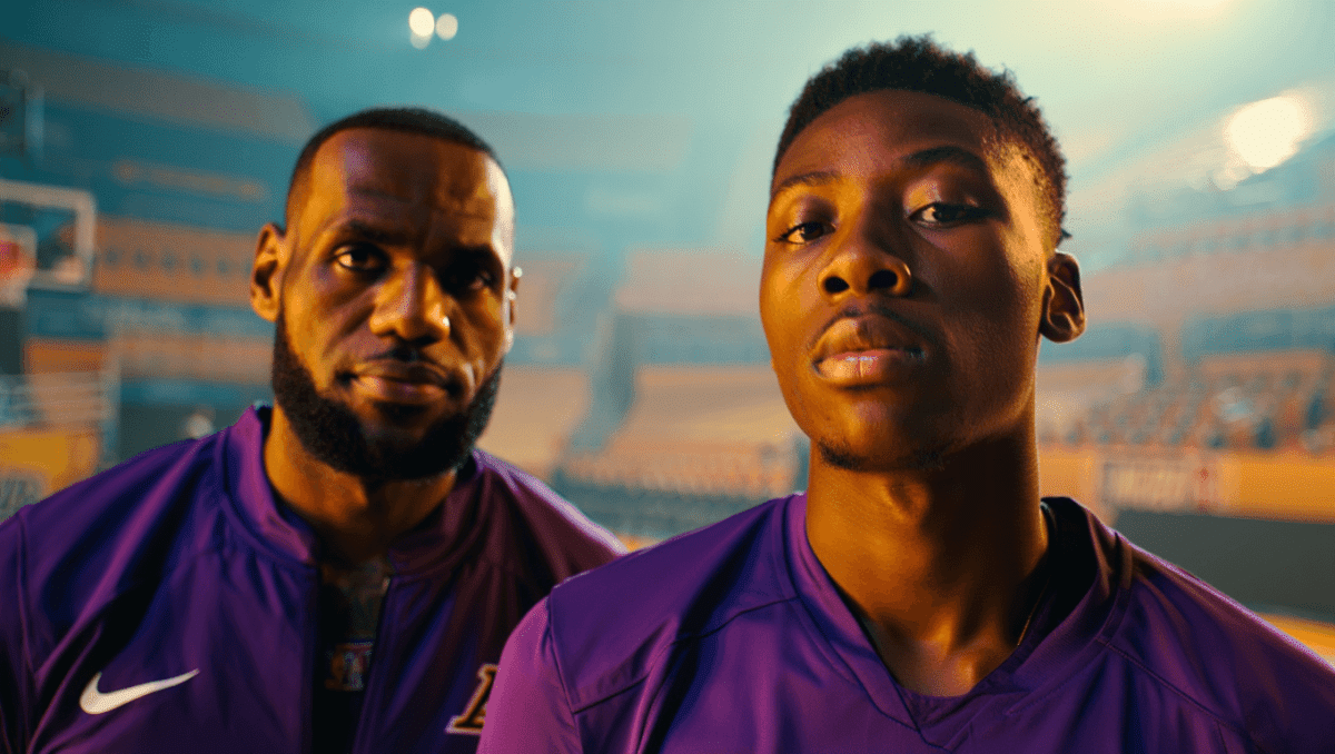 Bronny James teams up with LeBron for Nolan film, faces Rockets tonight
