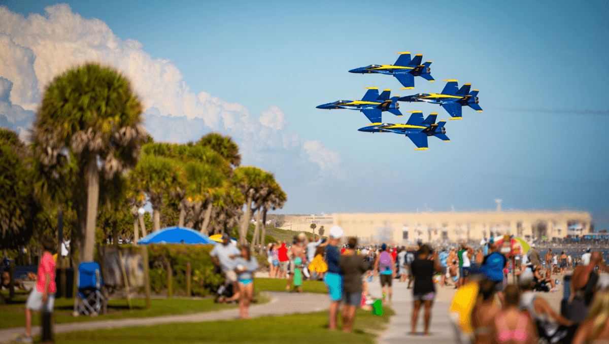 Cocoa Beach Air Show features Blue Angels and F-16 team this weekend