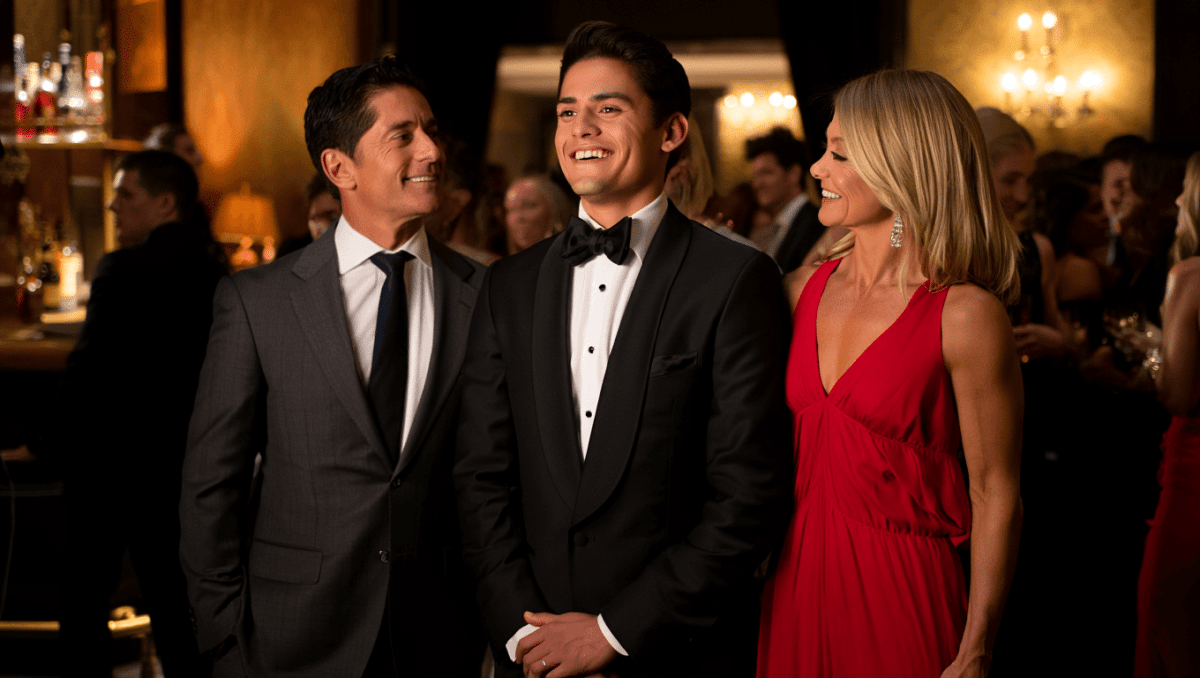 Joaquin Consuelos Broadway debut opens in Death of a Salesman with Kelly Ripa and Mark Consuelos cheering him on