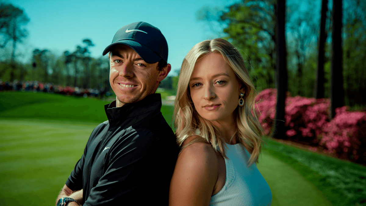 Amanda Balionis shares cheeky moment with Rory McIlroy at 2026 Masters