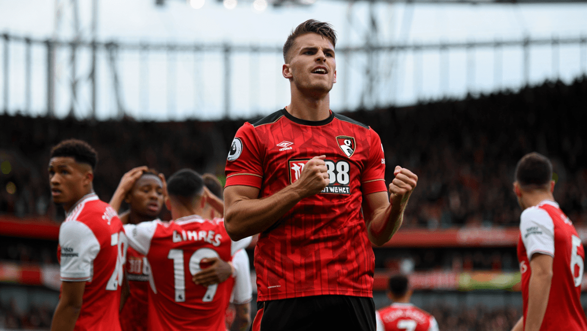 Arsenal falls to Bournemouth 2-1 at Emirates in shocking upset, title hopes dented