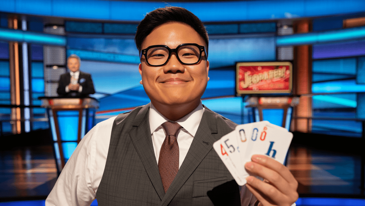 Jamie Ding wins 20th straight Jeopardy game, ties 7th all-time record with $572K