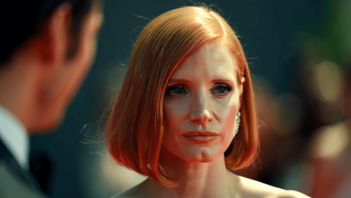 Jessica Chastain swaps long red hair for sharp bob at Breakthrough Prize gala