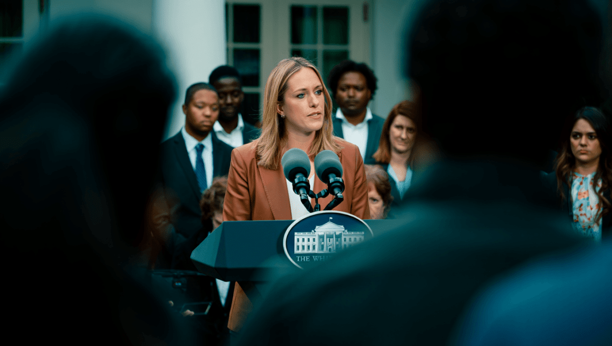 Leavitt media house briefing covers ceasefire agreement and administration priorities