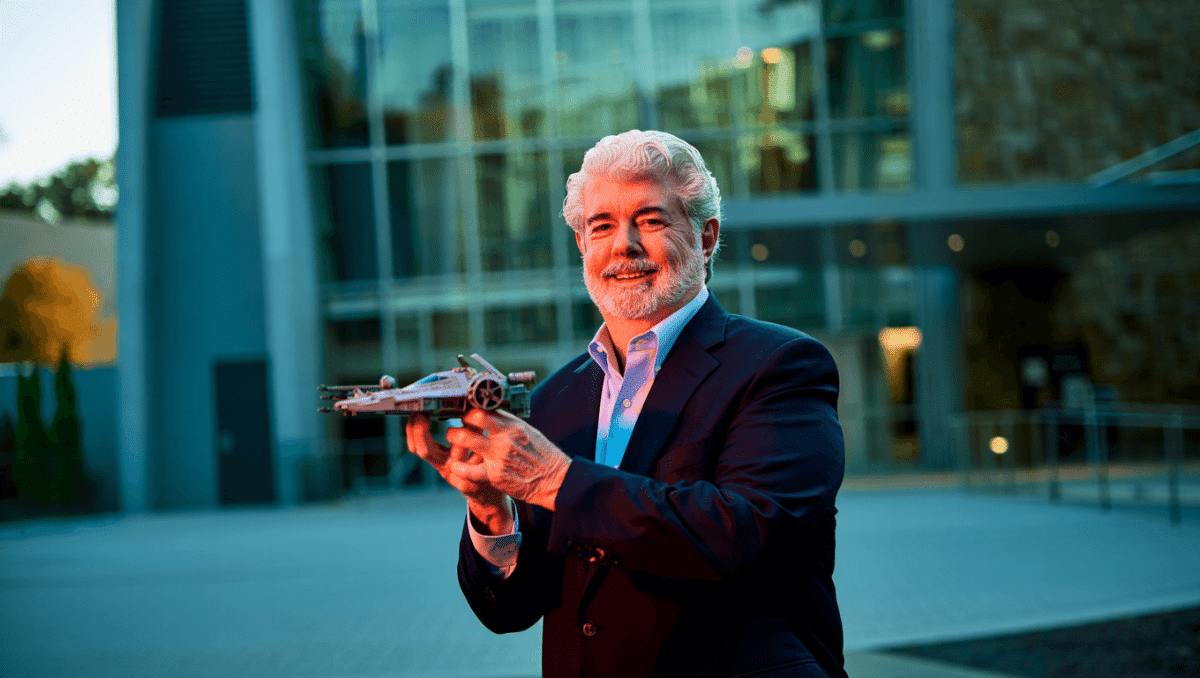 George Lucas unveils Star Wars In Motion exhibit in LA, museum opens Sept 22