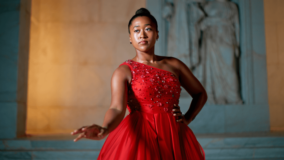 Naomi Osaka explains her dramatic blood-covered gown at Met Gala in New York