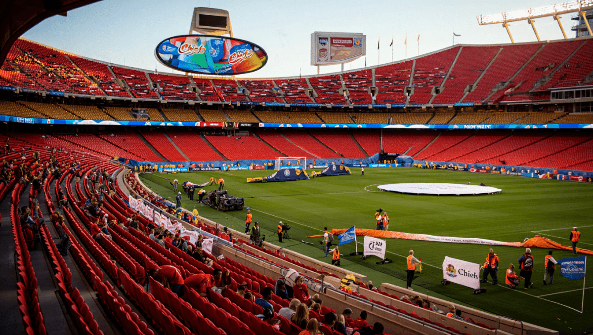 Geha Field at Arrowhead Stadium transforms into Kansas City Stadium for 2026 World Cup