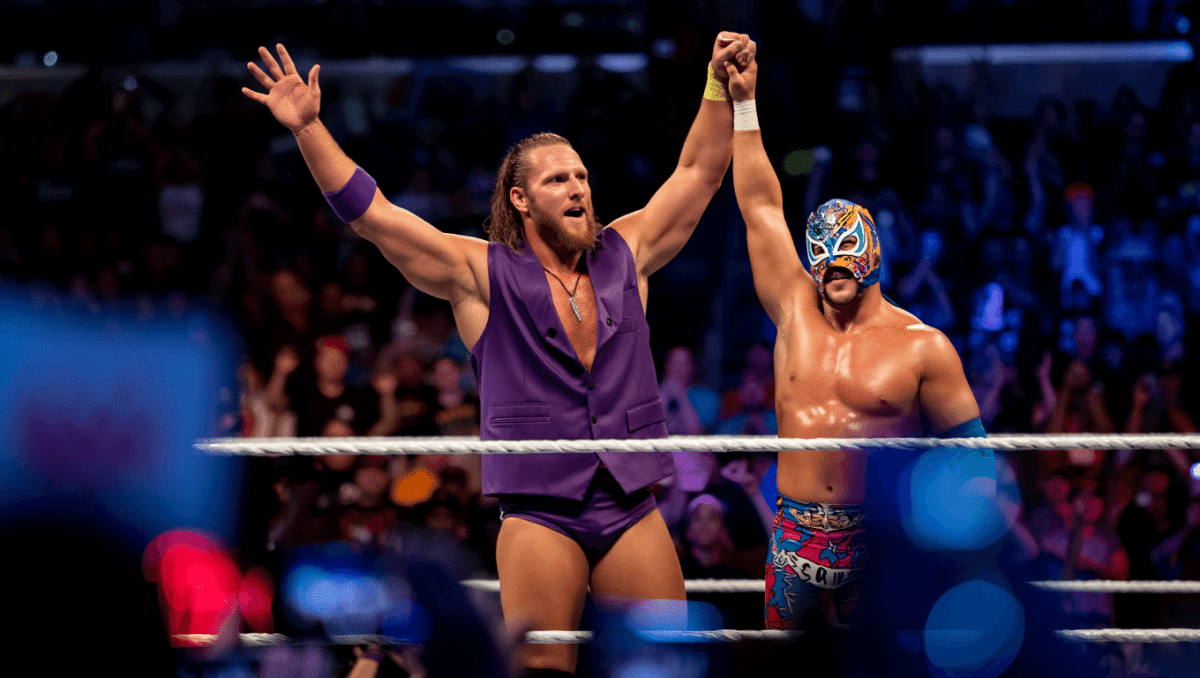 Danhausen's mystery partner revealed as Minihausen at WWE Backlash in Tampa