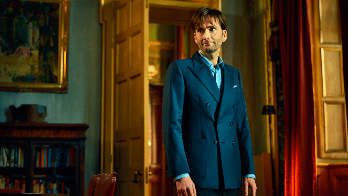 Rivals season 2 premieres today on Hulu with 12 episodes, David Tennant returns