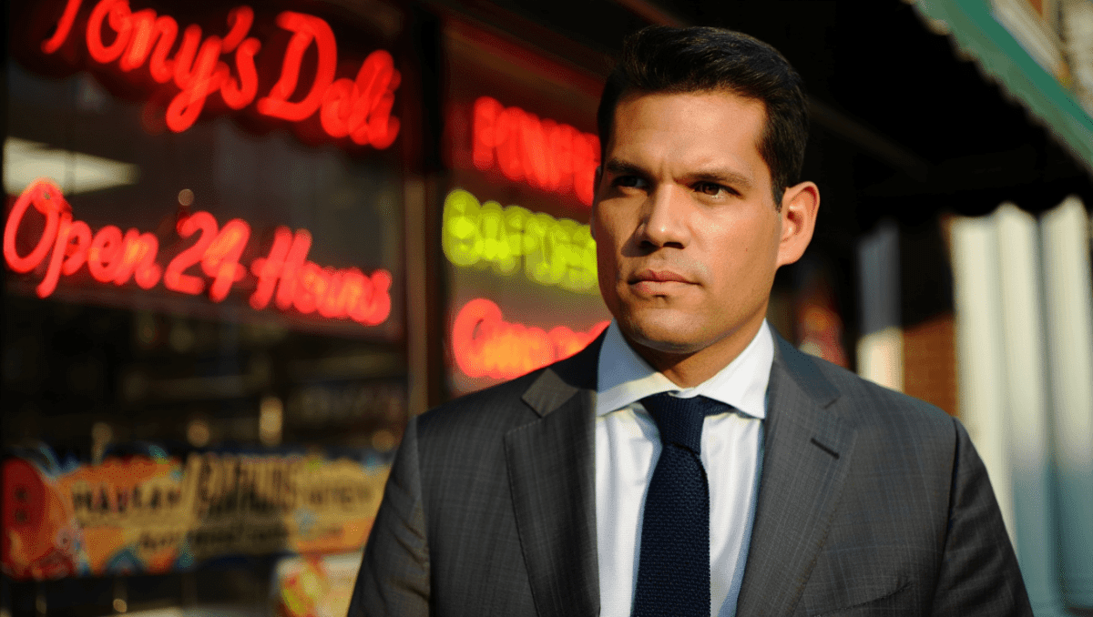 Andrew Rannells plays mayoral candidate in Deli Boys Season 2, premiering May 28 on Hulu