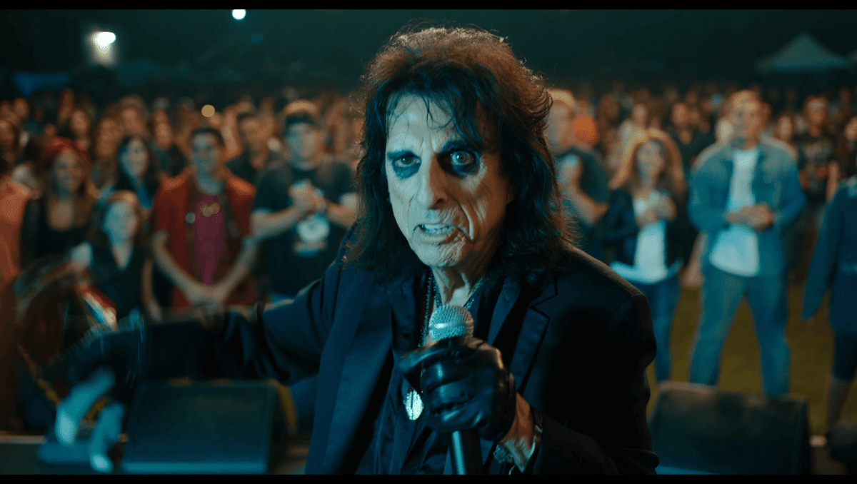 Alice Cooper performs at Welcome to Rockville today in Daytona Beach