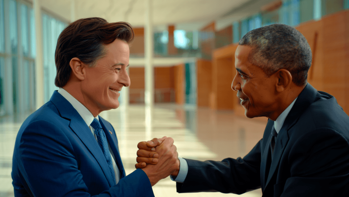 Stephen Colbert hosts Barack Obama in final episode gauntlet before May 21 finale