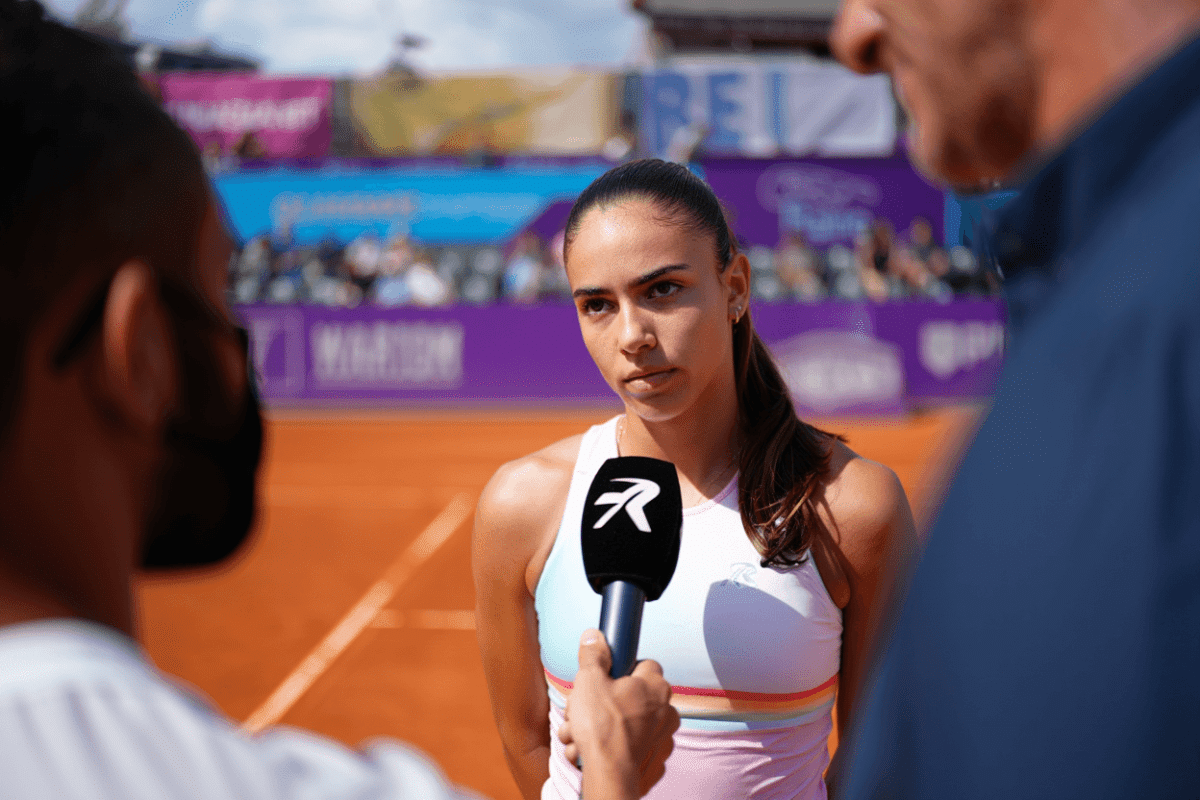 Eva Lys receives flirty compliment from Arthur Fils at French Open