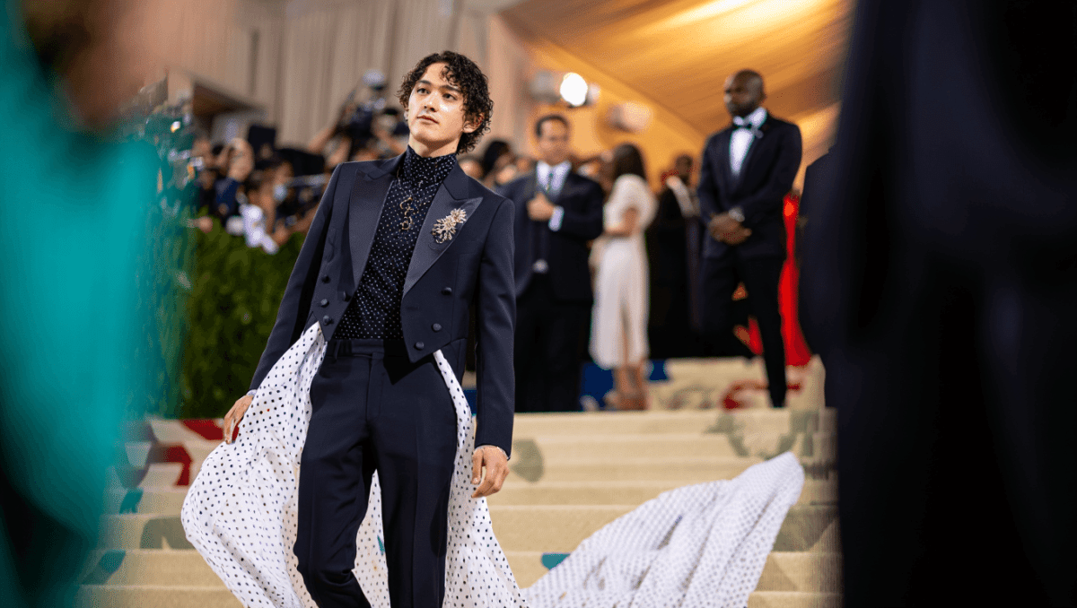 Connor Storrie makes Met Gala debut in Saint Laurent at NYC Costume Art gala