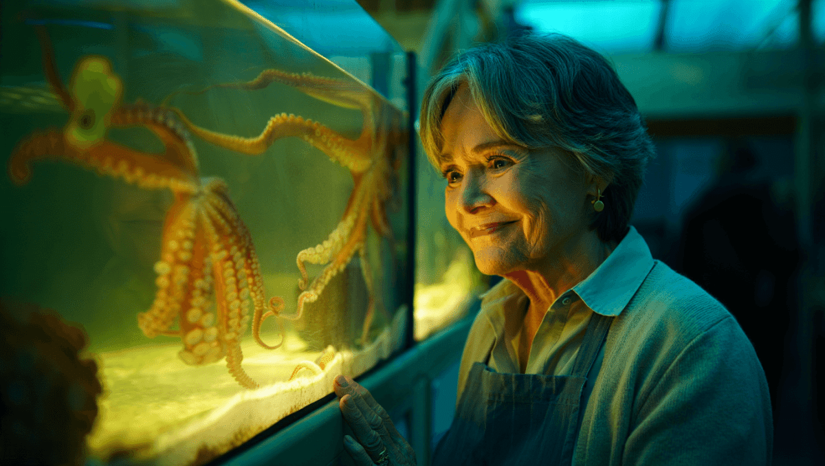 Sally Field stars in Netflix's Remarkably Bright Creatures, available to stream now