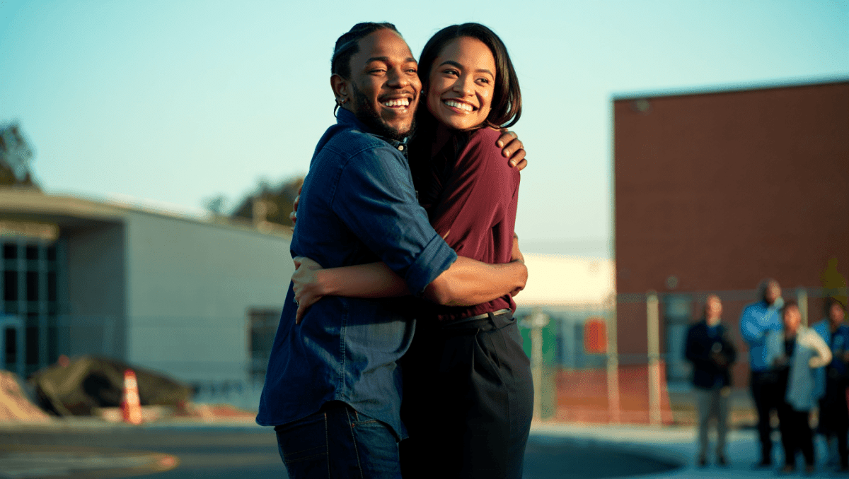 Kendrick Lamar reunites with 7th grade science teacher from Compton
