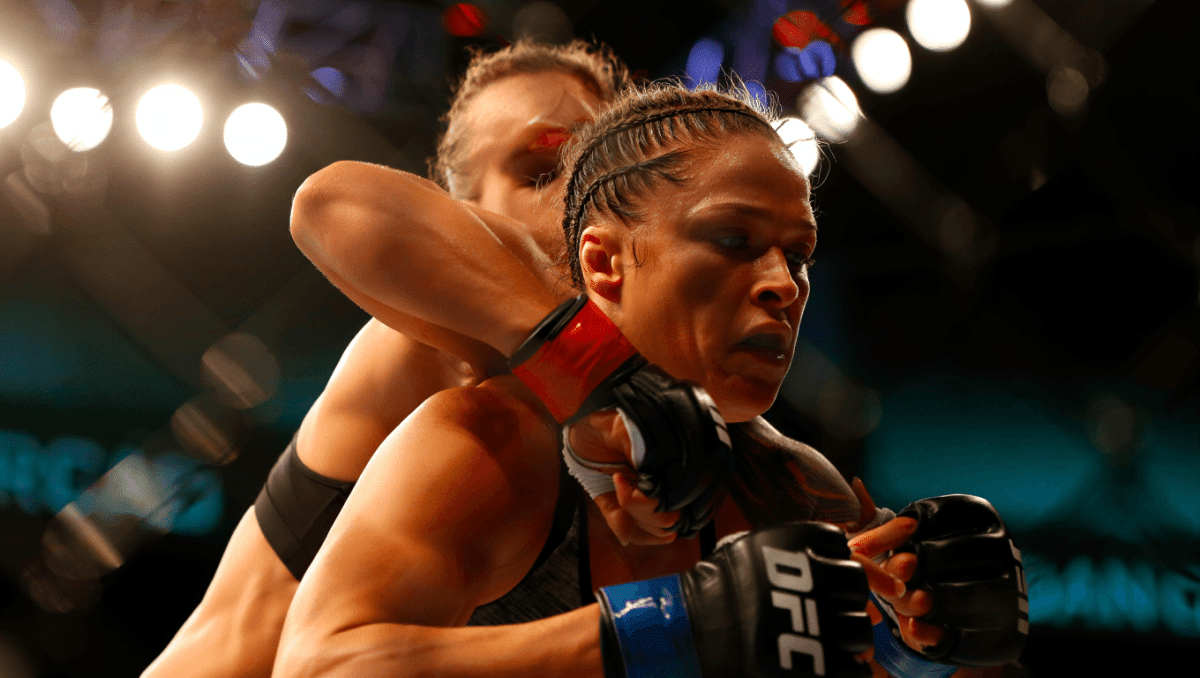 Ronda Rousey fights Gina Carano in historic MMA bout tonight on Netflix in LA