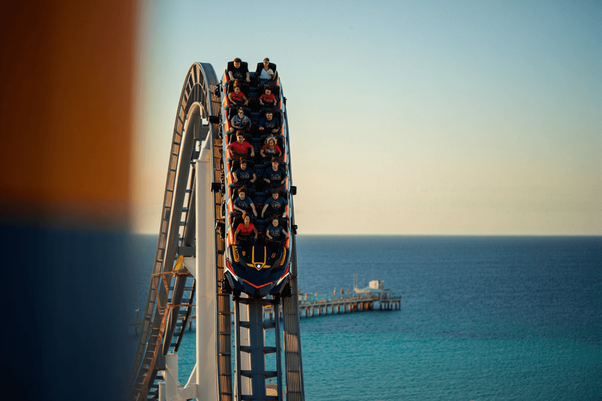Galveston roller coaster Iron Shark opens for summer season at Pleasure Pier