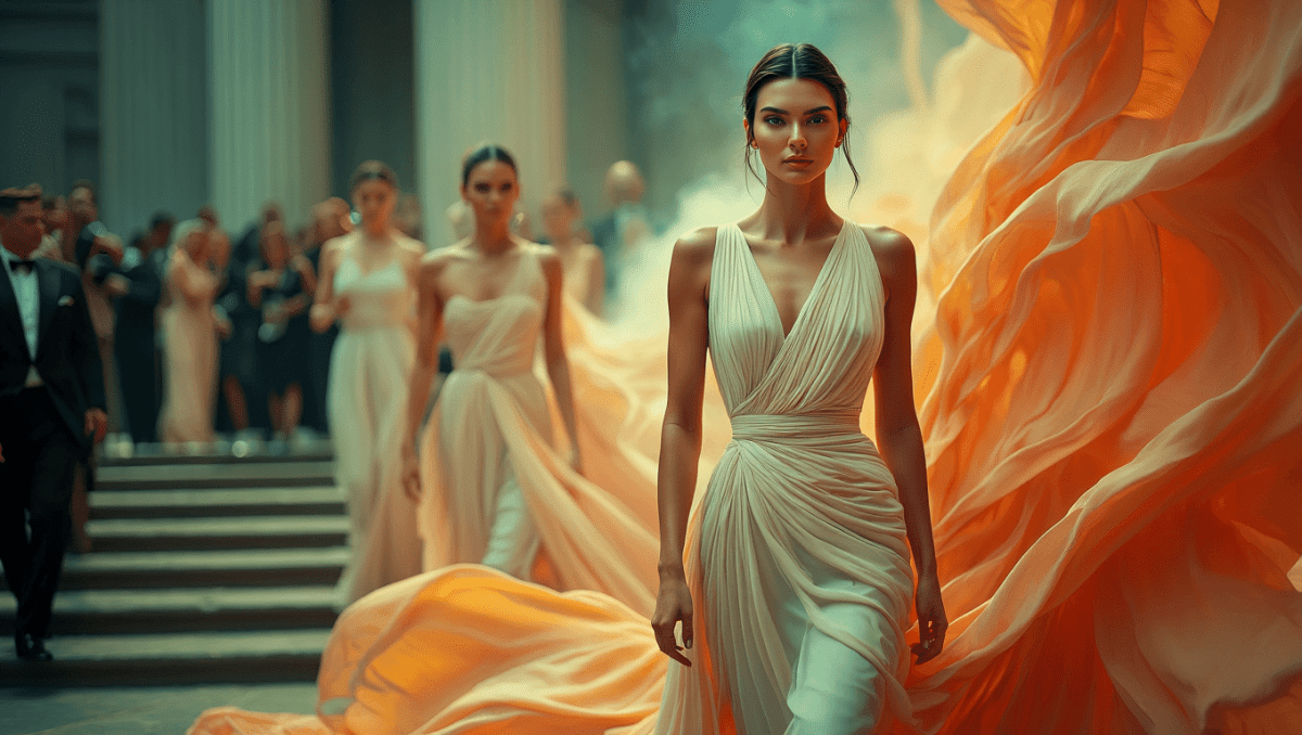 Kendall Jenner channels Winged Victory at Met Gala in New York