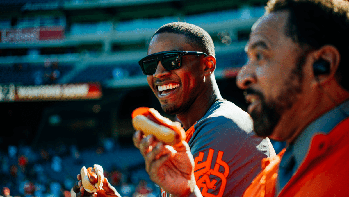 David Wright joins Gelbs at Angel Stadium, rates hot dog 5.5 in Anaheim