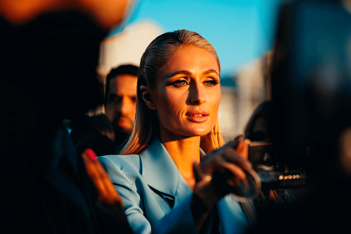 Paris Hilton stars in Karl Lagerfeld Pre-Fall 2026 collection presentation in Paris