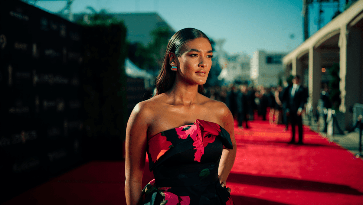 Mina Kimes dazzles in floral dress at Gold Gala in Los Angeles, turns heads at The Music Center