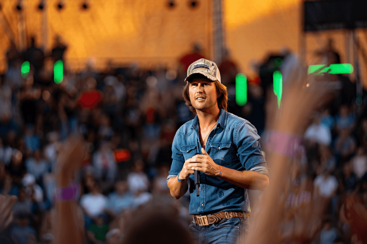 Riley Green performs at Gulf Coast Jam in Panama City Beach on May 30