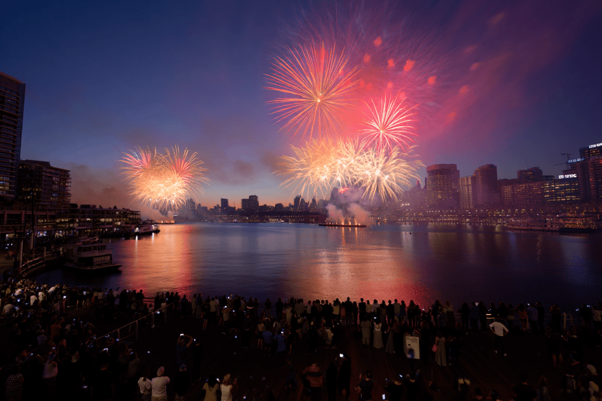 Vivid fireworks replace cancelled drone show in Sydney after 83 drones fall