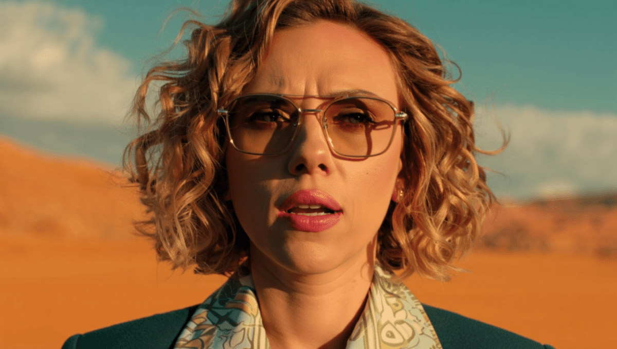 Scarlett Johansson reveals cropped blonde transformation for new Miles Teller role