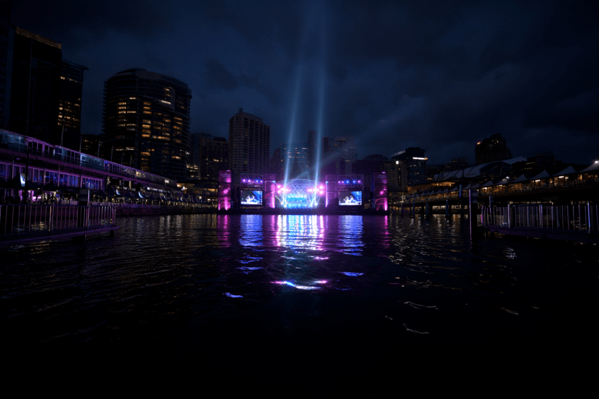 Vivid Sydney drone show cancelled for remainder of festival after harbour crashes
