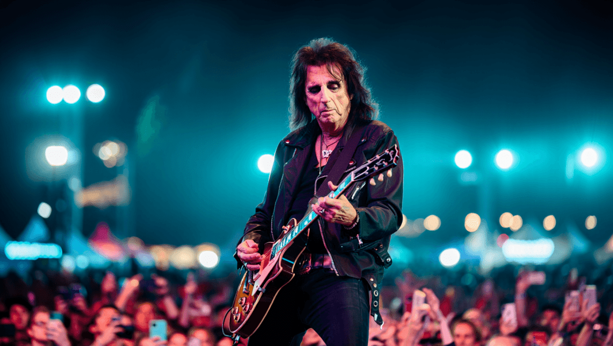 Alice Cooper performs at MMRBQ 2026 in Camden with new guitarist Anna Cara