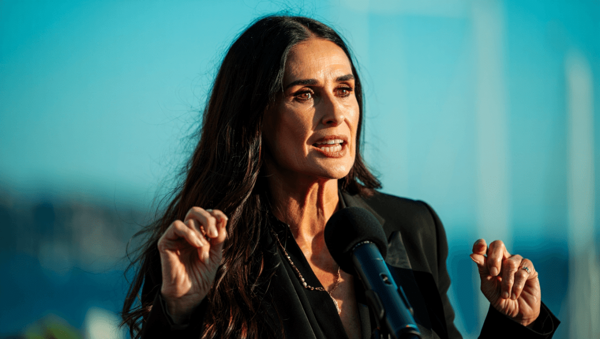 Demi Moore says film industry shouldn't fight AI at Cannes Film Festival