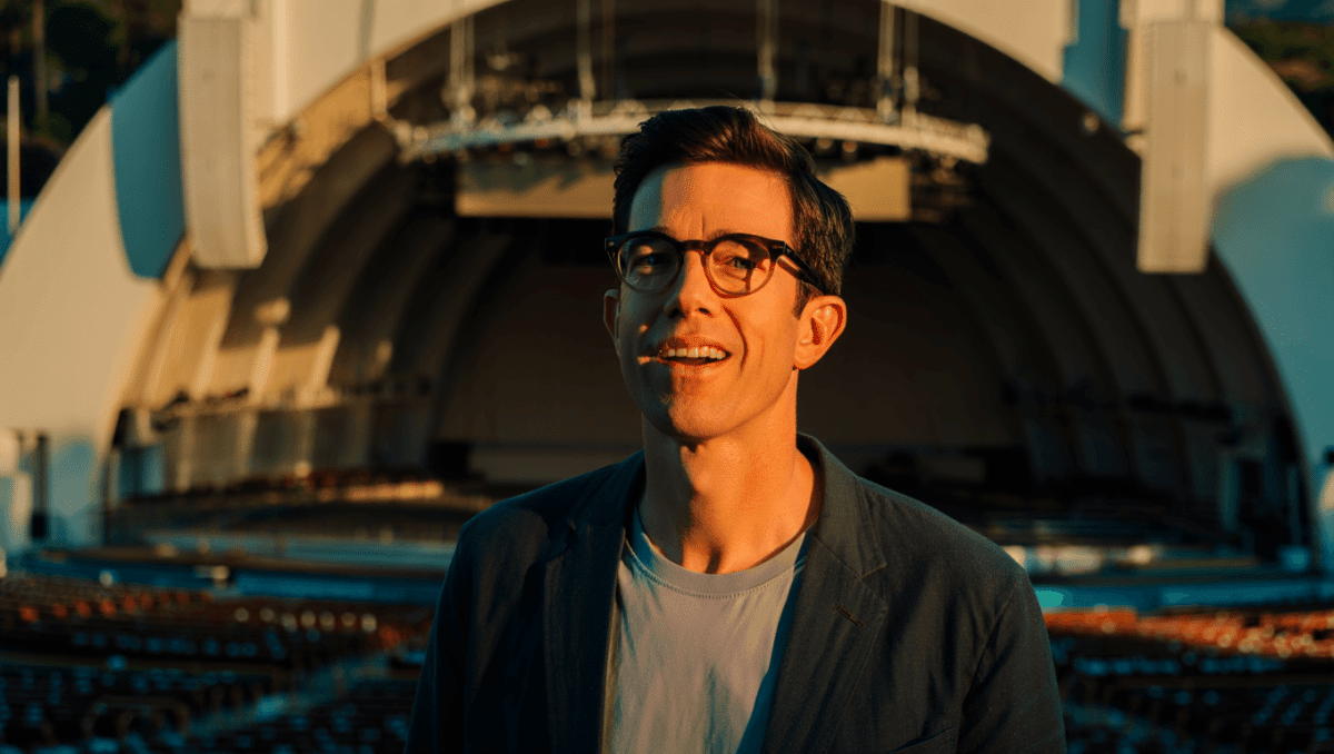 John Mulaney performs at Hollywood Bowl in Los Angeles for Netflix Is A Joke Fest