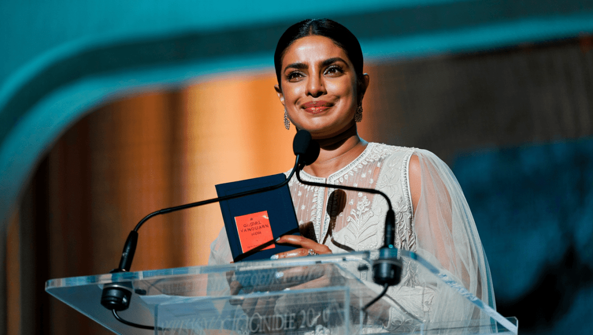 Priyanka Chopra receives Global Vanguard Honor at Gold Gala in Los Angeles